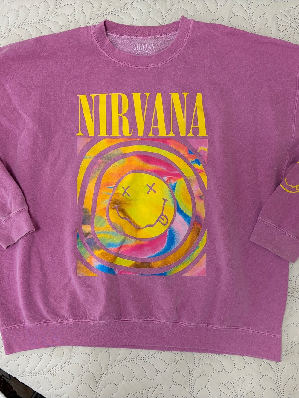 Urban Outfitters Nirvana Graphic Crewneck Sweatshirt